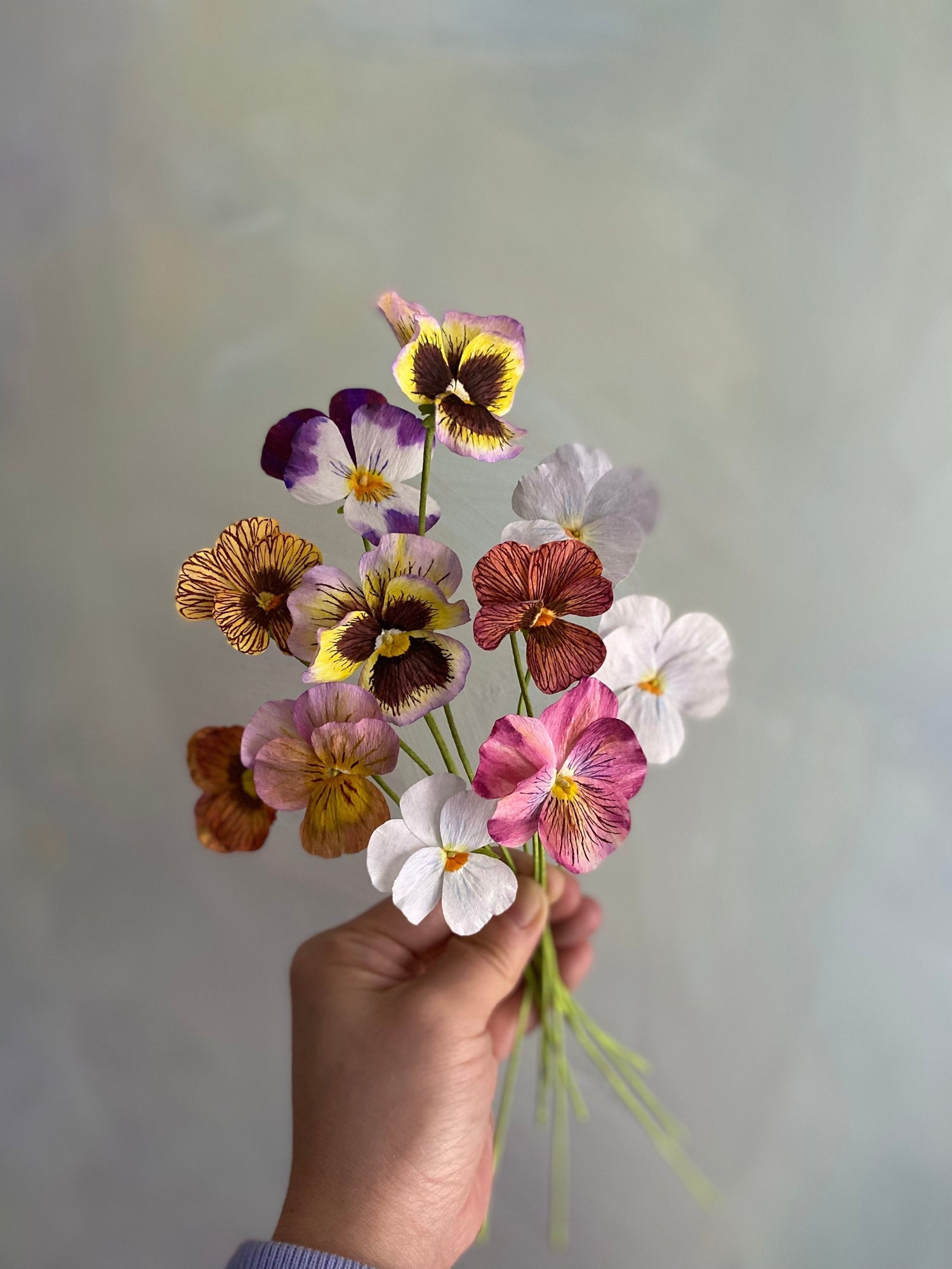 Paper pansy inspirations