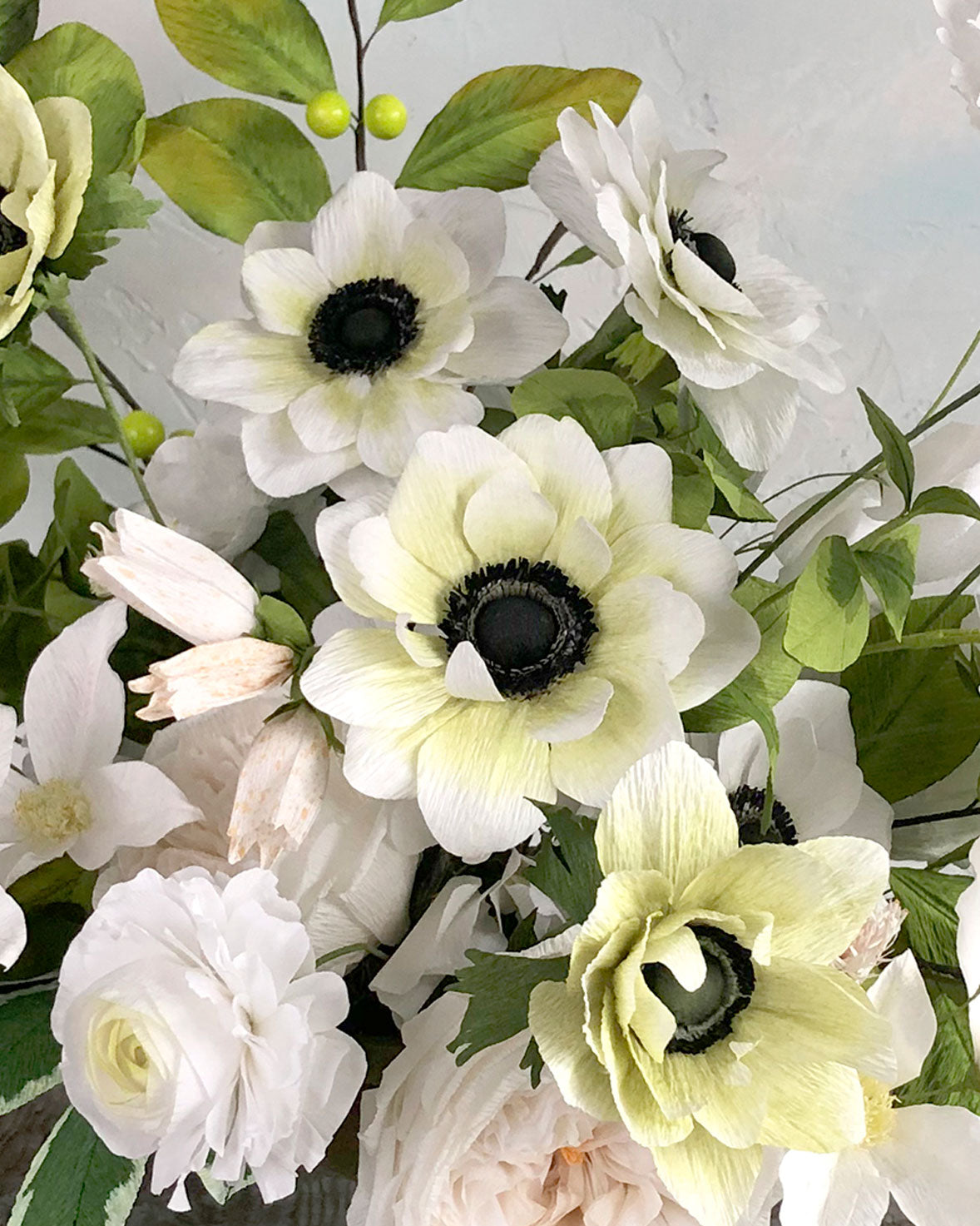 White and Green Arrangement