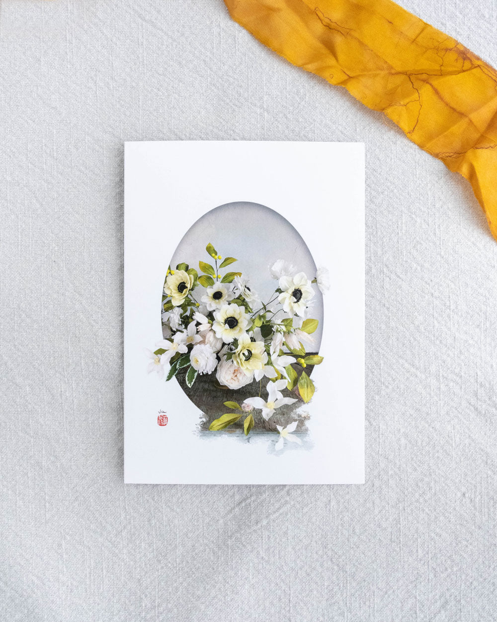 Paper Flower Art Collection - Large Notecards Boxed Set
