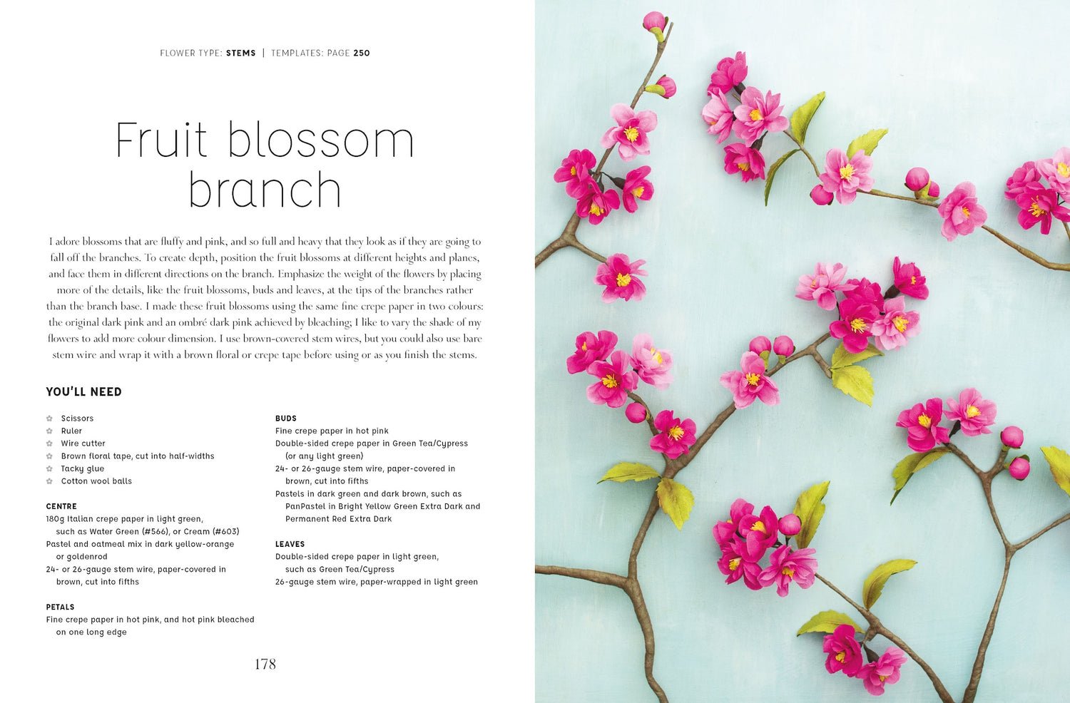 Paper Flower Art (Hardback Book), Signed by Jessie